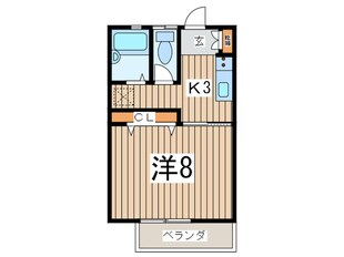 プラザウィン県立大学の物件間取画像